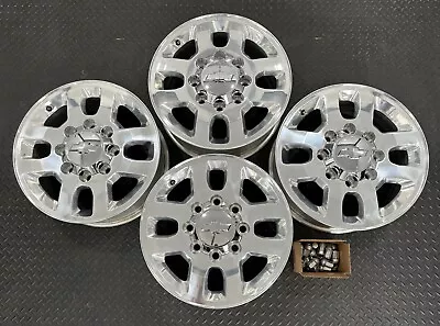 18  Chevy Silverado Hd 2500 3500 Oem Polished Wheels Rims Ltz Gmc Sierra Lugs • $1159.99