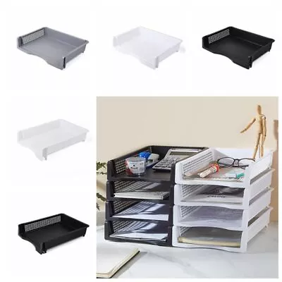 Desktop File Organiser Desk TopTray Storage Drawer Home Office A4 Paper • $13.47