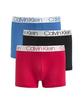 CALVIN KLEIN Men's Microfiber Trunks CK Underwear 3-Pack NEW • $62.95