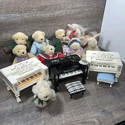 Muffy Vanderbear Lot Of 14 - 5 Bears 2 Bunnies 1 Horse 3 Pianos/2 Seat 1 Dog • $89.99