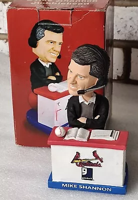 St Louis Cardinals Mike Shannon Bobblehead W/ Voice Chip SGA • $29.99