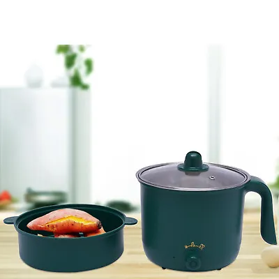 Mini Cooker Multi Nonstick Frying Pan Hot Pot Soup Boil Rice Cooker Steamer 220V • $24