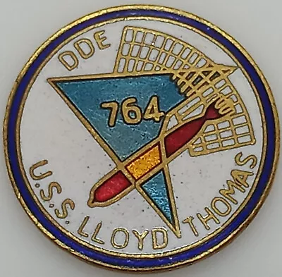 Vintage USS Lloyd Thomas DDE-764 Unit Crest • $25