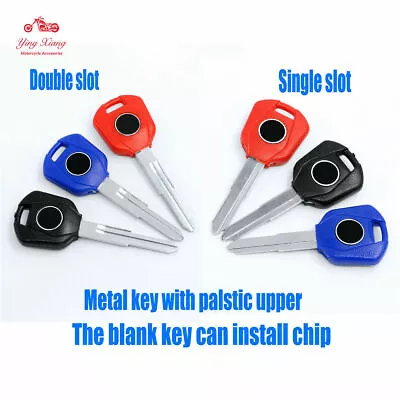 Blank Key Uncut Fit For Honda CBR500/600 F5 CBR650 CBR1100XX  CBR300 /250/cbr400 • £3.07