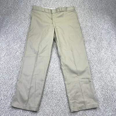NEW Dickies 874 Original Fit Work Pants Size 40x32  (Actual 39x31) Mens Beige • $29.99