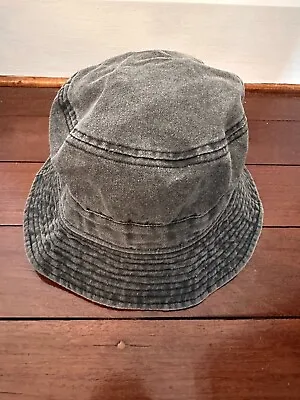 $7 • Buy Urban Outfitters Unisex Faded Black Bucket Hat.100 % Cotton. One Size GUC
