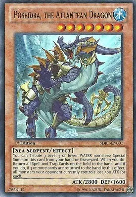 YUGIOH Mermail / Atlantean Water Deck Complete 40 - Cards • $24.95