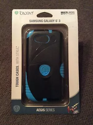 “NIB” TRIDENT AEGIS SERIES AG-19300-BL Blue/Black Case For Samsung Galaxy S3 • $7.99