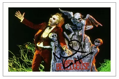 MICHAEL KEATON Signed Autograph PHOTO Fan Gift Signature Print BEETLEJUICE • £3.49