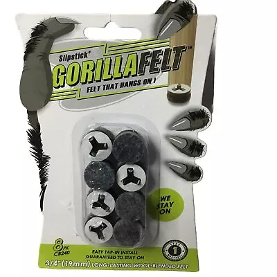 Gorillafelt 3/4” Inch Felt Glides/Furniture Feet Floor Protectors Set Of 8 CB240 • $12