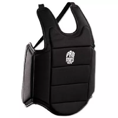 Ultra Lite Chest Guard Body Protector For Karate Tae Kwon Do Youth Adult - Black • $59.95