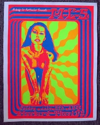 Mc5 Denver Colorado 2004 Concert Poster Original Kuhn Silkscreen • $100
