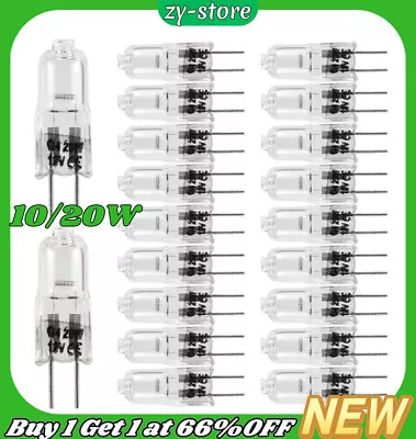 12V Halogen 20W Capsule 10PACK ROHS 20 10W G4 Lights White Warm & Bulbs CE Lamps • £3.35