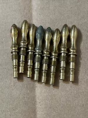 Lot Of 8 Brass Yacht Wheel Handles From Unknown Make Ships Clock #2 • $34.99