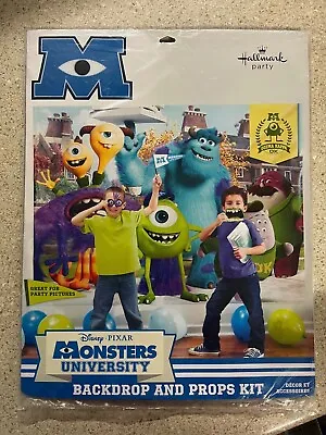 Disney Pixar MONSTERS UNIVERSITY Birthday BACKDROP And Props Kit New • $19.99