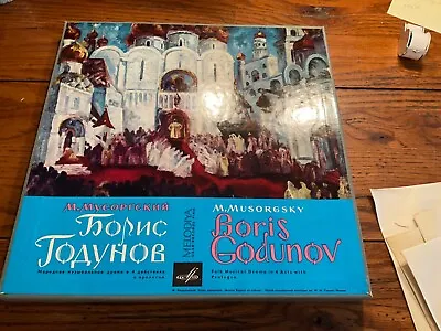  Musorgorsky  Soloists Chorus 4lp Box Set Boris Godunov Melodiya Ussr 1968 Mint • $19.99