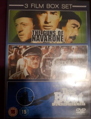 £3.50 • Buy The Bridge On The River Kwai/The Guns Of Navarone/Das Boot - The Director's Cut
