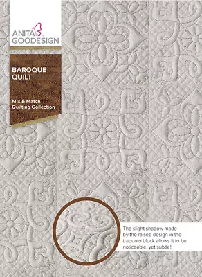 Baroque Quilt Anita Goodesign Embroidery Design Machine CD • $15.99