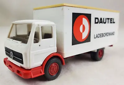 Wiking HO 1:87 #436 Mercedes Benz  Dautel  Box Truck 2 7/8  Long Mint Condition • $8.95