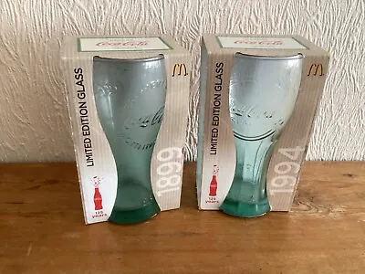 'COCA COLA’ - McDONALD’S' 1886-2011 2 X LIMITED EDITION GLASS 125 YEARS - Boxed • £9