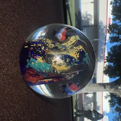 1970's Murano Heavy  Tropical Fish Aquarium Paperweight • $15