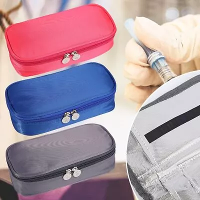 Pill Protector Drug Freezer For Diabetes Medicla Cooler Insulin Cooling Bag • £6.04