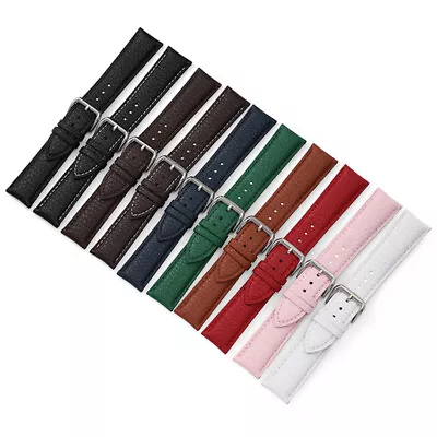 Universal Genuine Leather Watch Band Strap Men Women Gifts 14mm-22mm NEW AU • $3.75