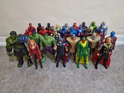 12  Preloved DC Marvel Titan Figures BUY 3 GET 2 FREE Action Figures Thor Hulk • £4.99