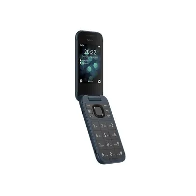 Nokia 2660 Dual SIM 4G FLIP BIG Button Phone Unlocked With Bluetooth - Blue • $124