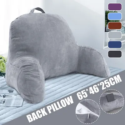 $29.99 • Buy Lounger Bed Rest Lumbar Pillow Back Support Home Office Sofa Chair Cushion NEW