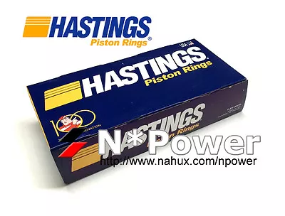 Hastings Piston Ring Chrome 040 For Nissan 180sx Rs13 88-91 Ca18det 1.8l Turbo • $80.43