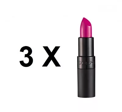 $24.56 • Buy Gosh Velvet Touch Lipstick Shiny Look Lips Long Lasting  3pcs №43 Tropical Pink