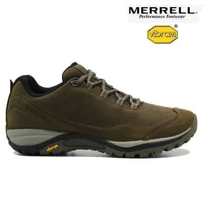 Ladies New Merrell Leather Hiking Boots Ankle Walking Vibram Trek Trail Trainers • £54.95