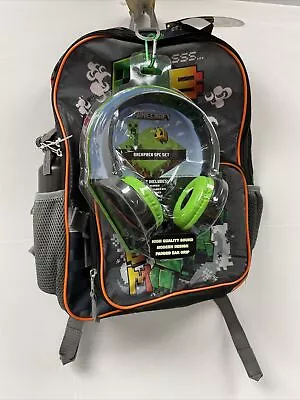 Minecraft Kids' 16  Backpack Set With Headphone NEW (B1) • $49.95