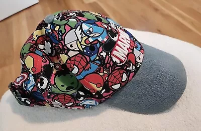 MARVEL Comics All Over Hat Cap Avengers SuperHeroes Buckle Back Adult Unisex • $12