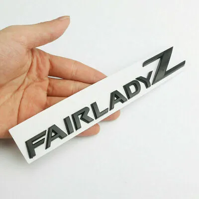 NEW 1x Metal Chrome/ Black Fairlady Z Letter Emblem Badge For 370Z 350Z Z34 Z33 • $13.99