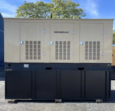 $21000 • Buy 200 Kw Generac Diesel Generator & Transfer Switch - 775 Hours - We Ship