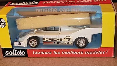 Solido 1/43 Porsche Can-am À Compresseur. 18 Made In France Original Box • $35