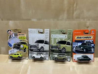 Matchbox Mr. Bean Mini Cooper Green Long Live The Bean 1964 Austin White Lot • $24.99