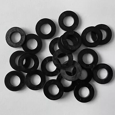 Black Nylon Plastic Washers M2m2.5m3m4m5m6m8m10m12m16 Form A -din 125 • £59.95