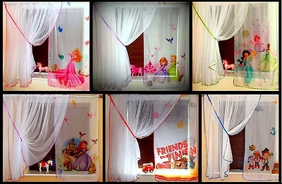 £18.99 • Buy Disney Children Curtains Cars Princess Minnie Frozen Pooh *** Free Postage ***