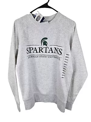 Champion Michigan State Men’s Small Sweatshirt Gray MSU Spartans Sparty NWT • $34.95