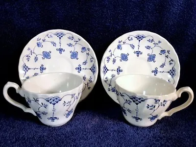 2 Vintage MYOTT Staffordshire FINLANDIA Tea Coffee CUP & SAUCER Sets ENGLAND Mug • $9.99
