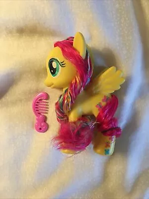 My Little Pony Friendship Fluttershy Styling Strands Fashion Style Figure 6” • $10