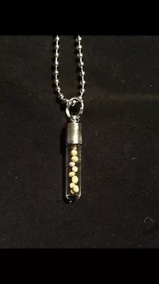 Mustard Seed Necklace Faith Christian 12 Yellow Trendy Pendant • $9.99