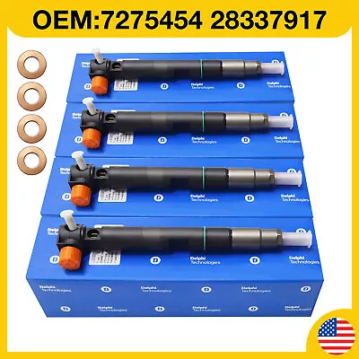 SET OF 4 NEW Bobcat Injectors D24 400903-00074D Doosan Delphi 7275454 28337917 • $899.99