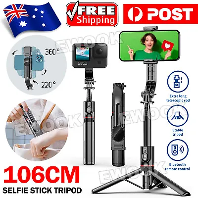 Selfie Stick Tripod Remote Bluetooth 360° For IPhone14/13/12/11/Max/XS For GoPro • $19.85