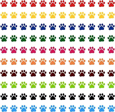 3000 Paw Print Stickers For Kids Mini Dog Paw Stickers Small Pet Patrol • $13.32