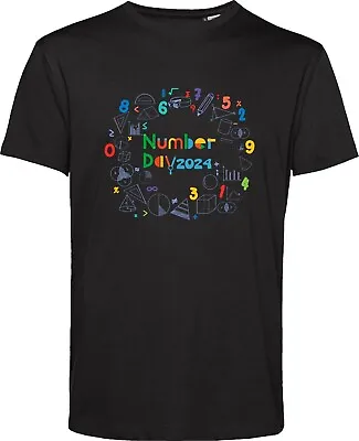 Number Day T Shirt Pi Day Maths Day Number Day 2024 Number Day Presents Gift Top • £11.99