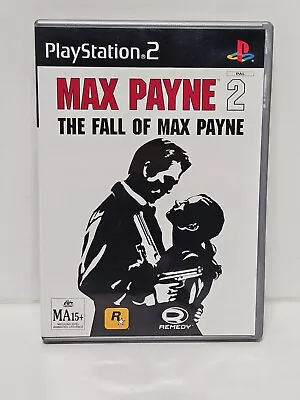 Max Payne 2 The Fall Of Max Payne + Manual - PlayStation 2 PS2 VGC PAL Complete • $34.95